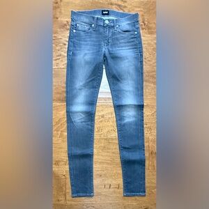 HUDSON Krista Super Skinny Jeans Gray Wash Size 25 NWOT